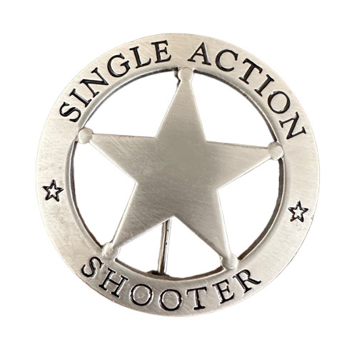 Single Action Shooter Gun-Metal Collectible Shield