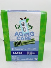GREENIES Aging Care Large Dental Dog Treats 27oz 17 Count Chewy Natural Treats