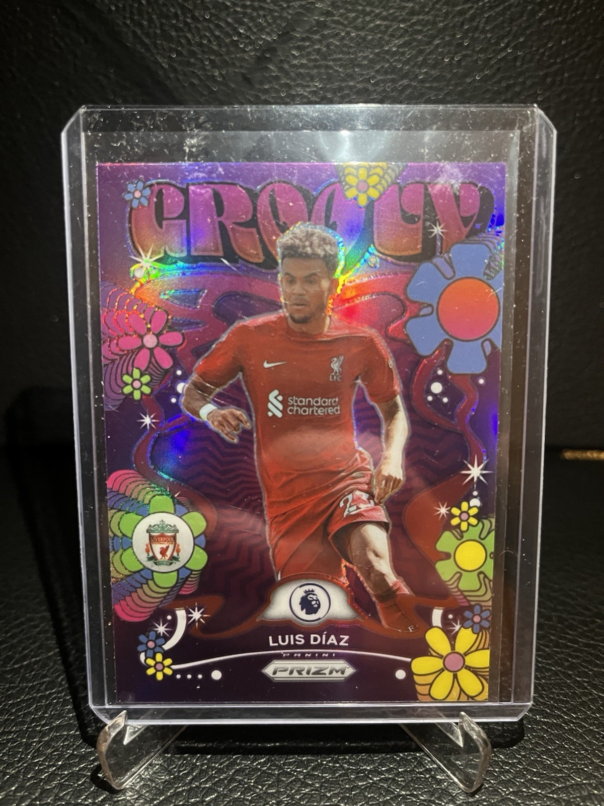 2022-23 Premier League Prizm Luis Diaz Groovy Case Hit Liverpool Bayern SP
