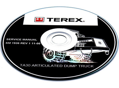 Terex TR60 Off-Highway Dump Truck Parts Manual Book Catalog List