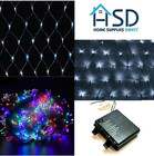 180 LED Net Mesh String Fairy Christmas Lights Xmas Party Window Outdoor Battery