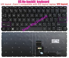 New US No-backlit keyboard For HP Probook 430 G8,435 /435R G8,ZHAN 66 PRO 13 G4