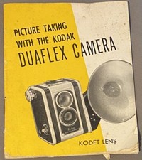 Kodak Duaflex Camera Kodet Lens Instruction Manual/Brochure/Booklet/Pamphlet