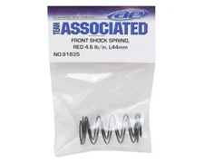 ASC91835 Team Associated 12mm Front Shock Spring (2) (Red/4.60lbs) (44mm Long)