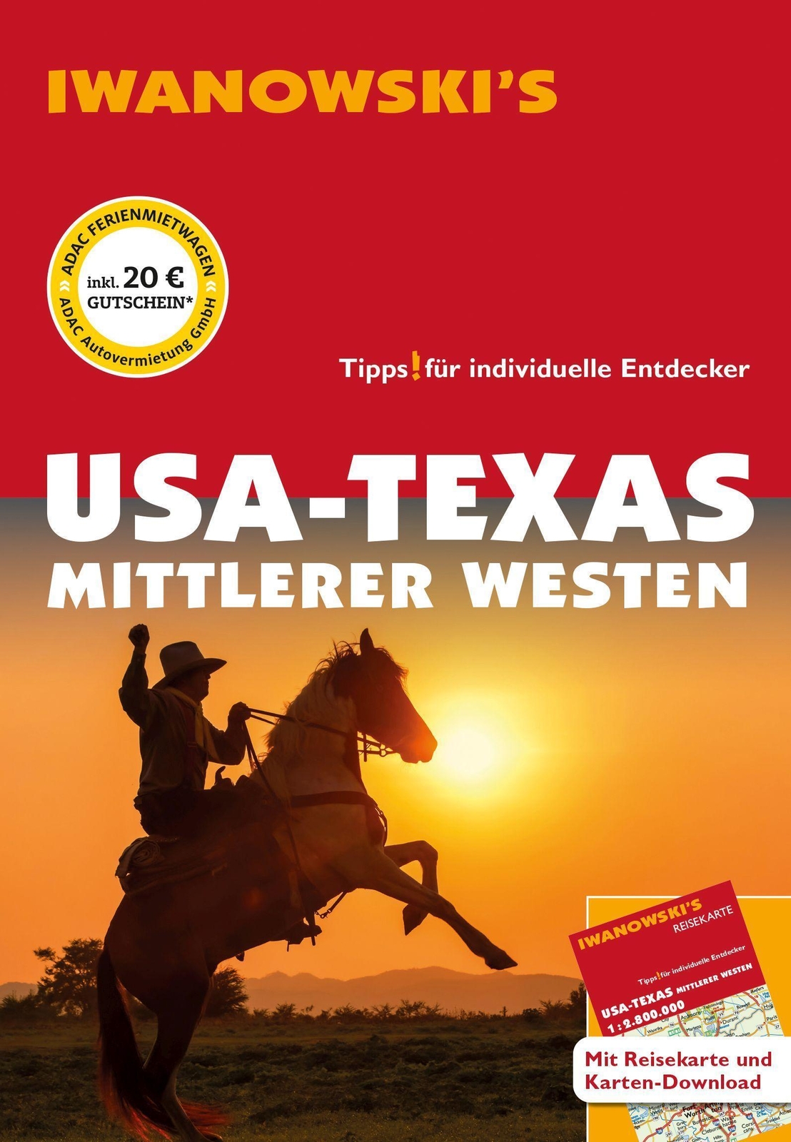 Usa-texas & Mittlerer Westen - Reiseführer Von Iwanowski Margit Brinke