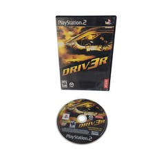 Driv3r Driver 3 (Sony PlayStation 2, 2004 PS2) Case & Disc Only