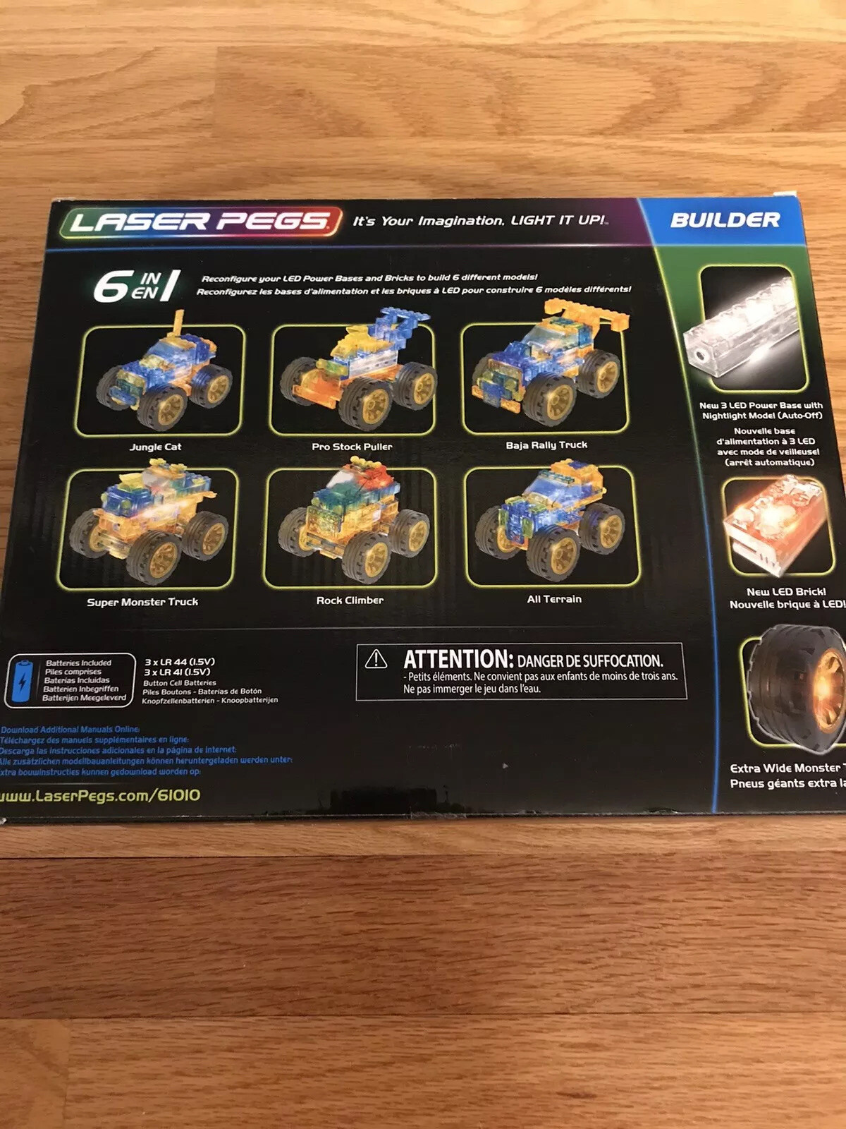 laser pegs super monster truck