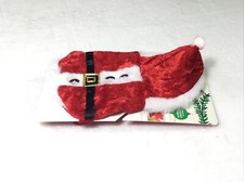 Merry  Bright Bearded Dragon Christmas Red Santa Reptile Costume Outfit New