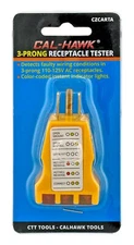 Cal-Hawk 3-Prong Receptacle Tester