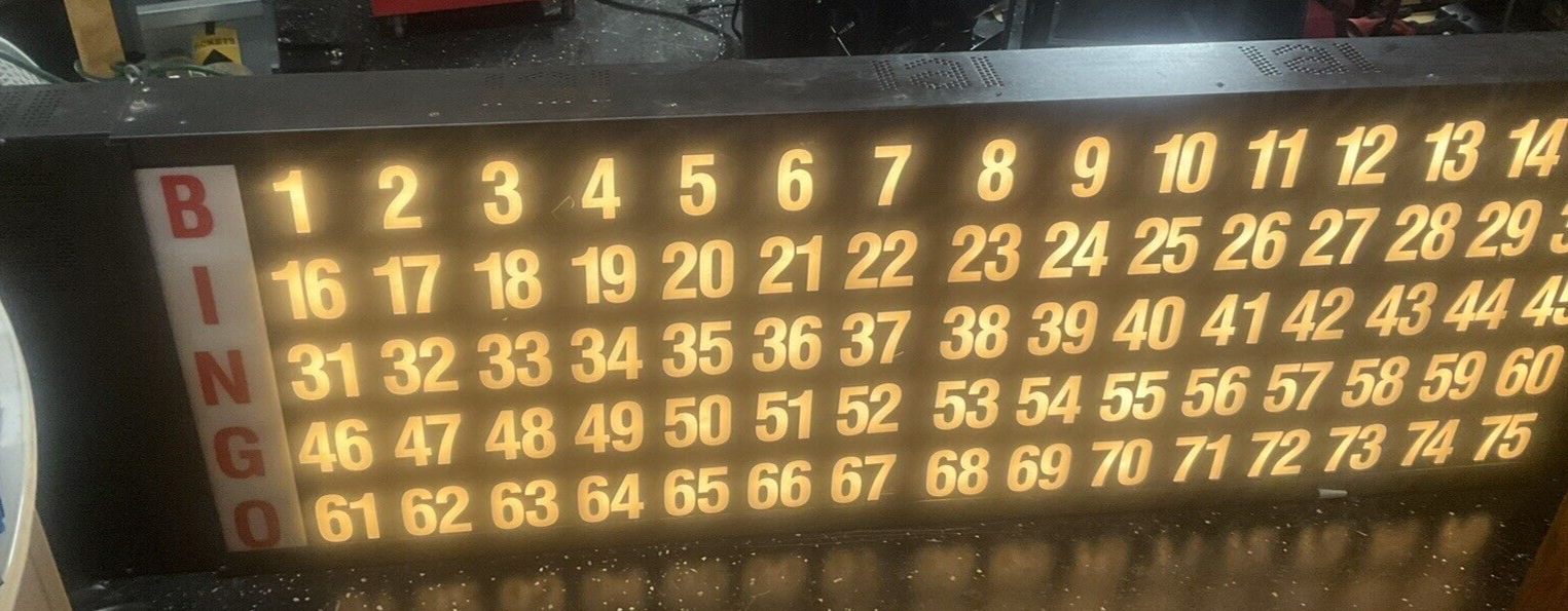 Vintage Ambassador Capitol Bingo Machine eBay