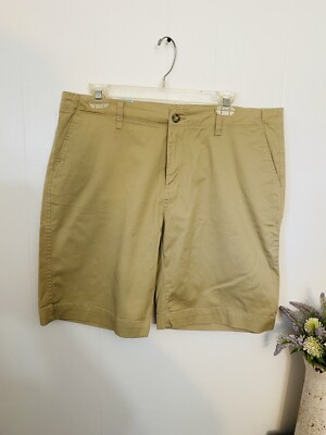 PBX Basics 16 Tan Khakis Shorts NWT Cotton Spandex