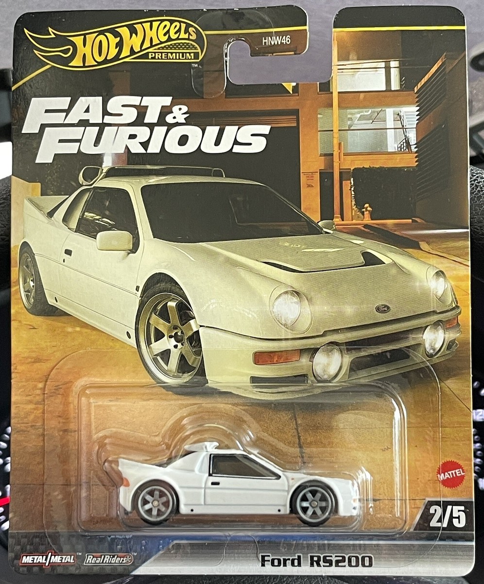 2024 Hot Wheels Premium Fast & Furious Ford RS200 2/5 White