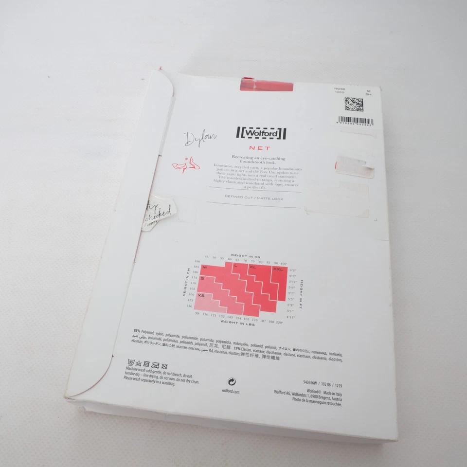 Wolford Dylan Net Tights Capri For Women White Size XS  - Image 2 of 4