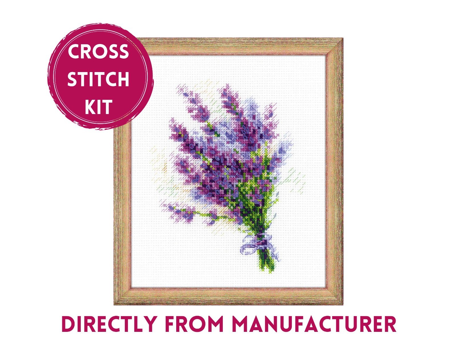 Kit 1607 Bouquet With Lavender- Purple Tiny Flowers
