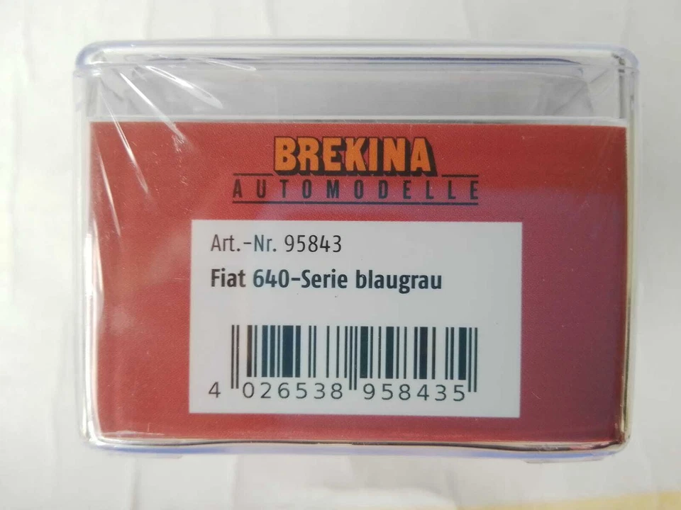 Brekina Fiat 640 bisarca car transporter 1962 1/87 95843 - Immagine 3 di 3