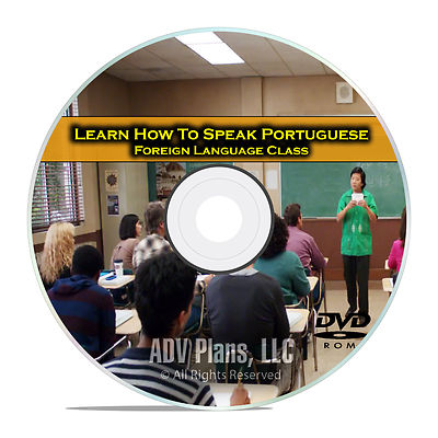 Learn How To Speak Portuguese, Fluent Foreign Language Training Class, DVD