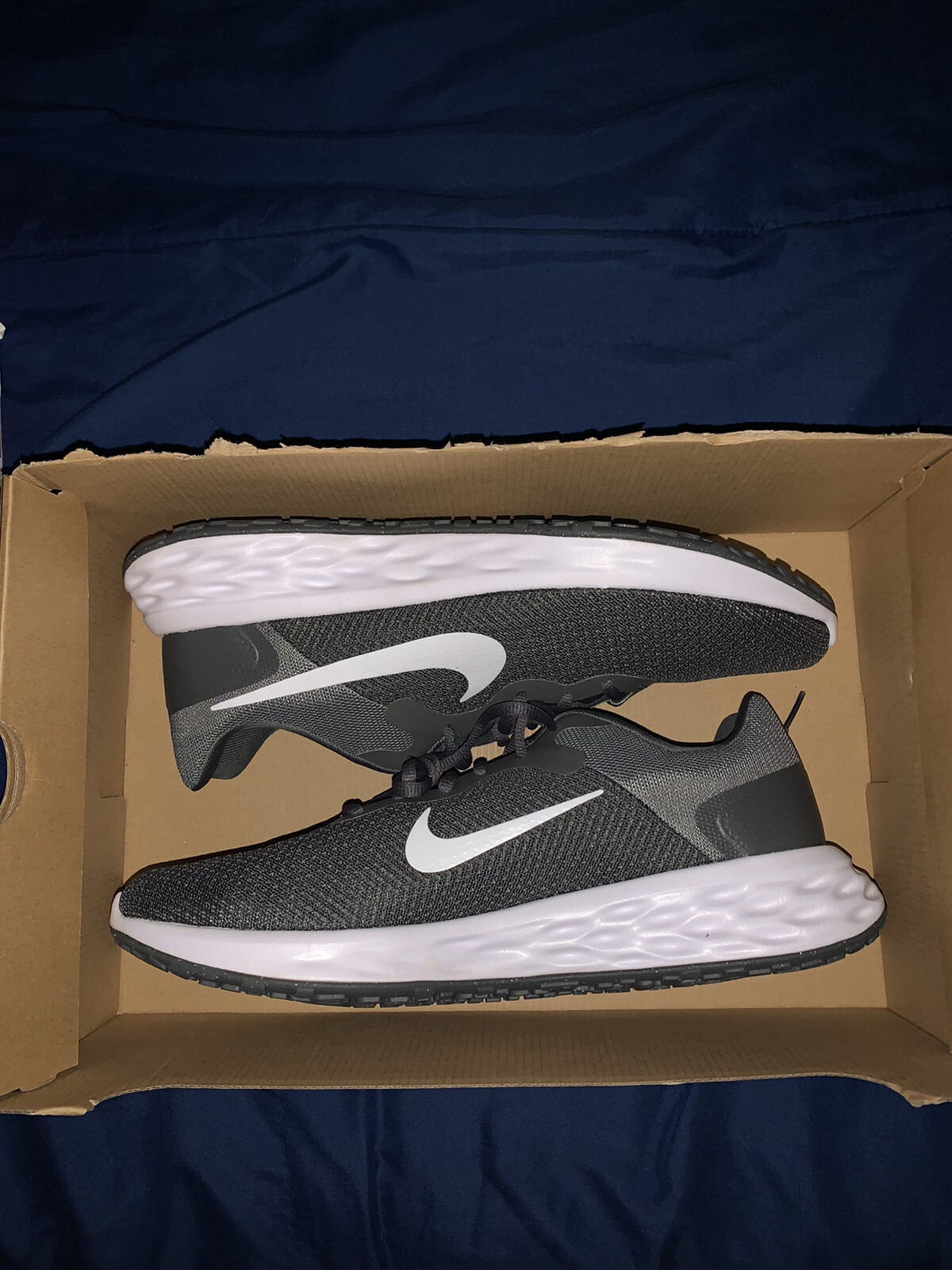 Mens Nike Revolution 6 Size 12 Grey Low Athletic Running Performance Shoe |  eBay