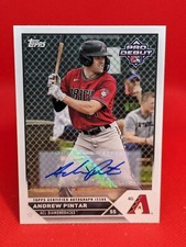 2023 Topps Pro Debut Andrew Pintar Auto #PD-75 Arizona Diamondbacks