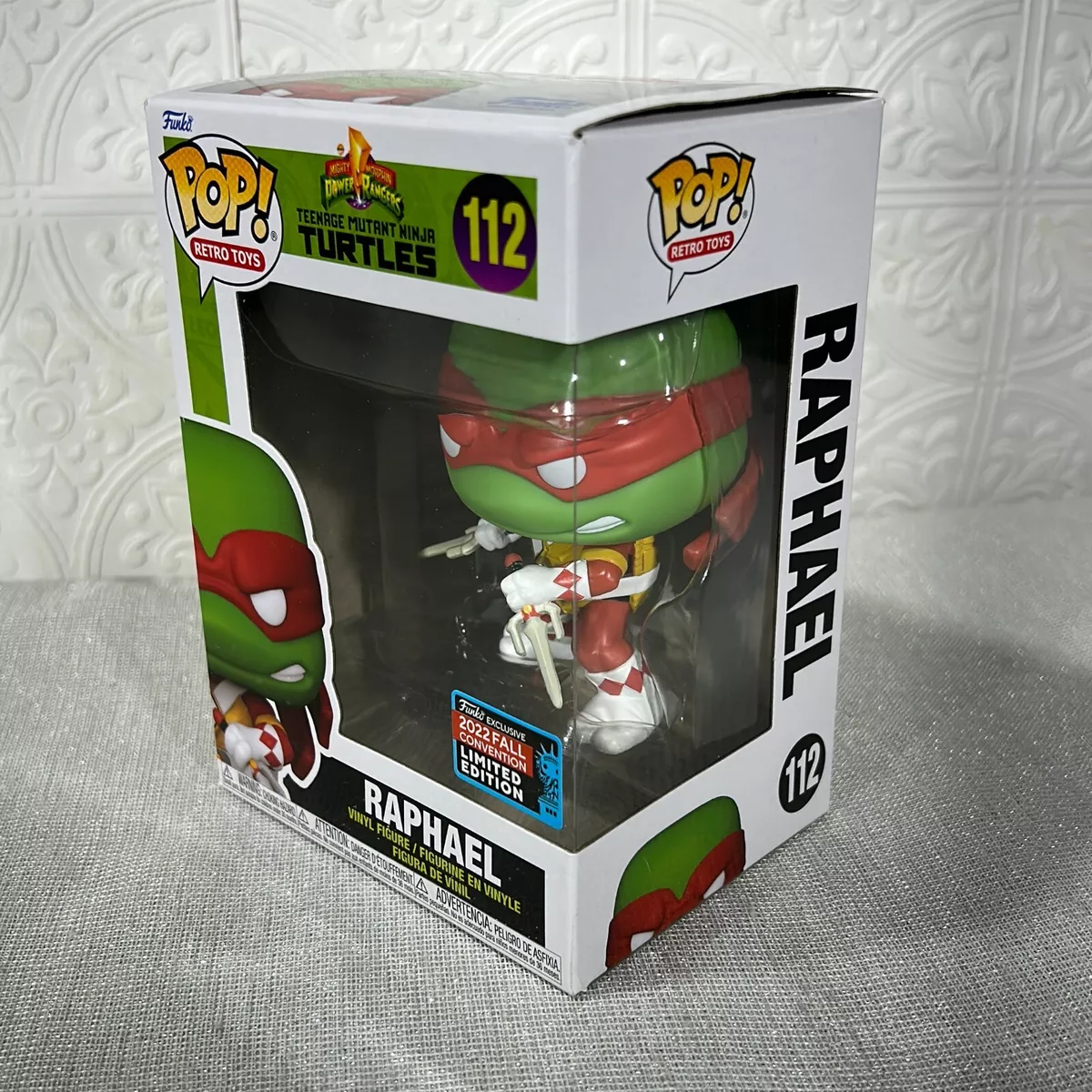 Funko POP! Power Rangers Ninja Turtles Raphael 112 Exclusivo Original -  Moça do Pop - Funko Pop é aqui!