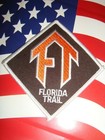 FLORIDA NATIONAL SCENIC TRAIL EMBROIDERED CLOTH PATCH APPROX. 3" SQUARE NEW — photo 1