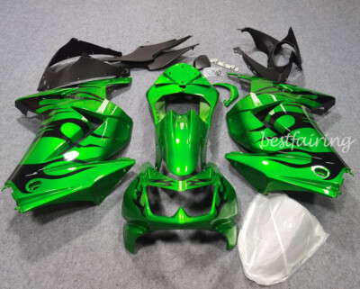 Green Fairing Kit For Kawasaki Ninja 250R 2008-2012 09