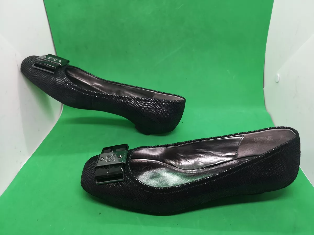 Women s Anne Klein Sport Akjadelyn Lazard Print Flats Shoes size
