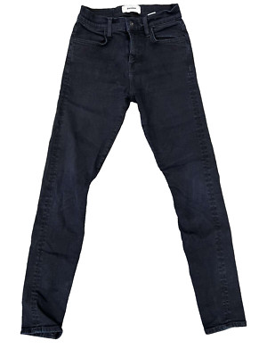 BALDWIN Women s Classic Slim Fit Black  Jeans Size 25 A000322
