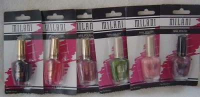 MILANI Nail Lacquer***yOu chOOse cOLOr(s)***0.45 fl oz/13.2 ml~~~NEW~~~SEALED