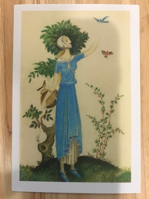 POSTCARD-NEW DISNEY-SLEEPING BEAUTY C. 1959 SLEEPING BEAUTY OUT IN THE WOODS