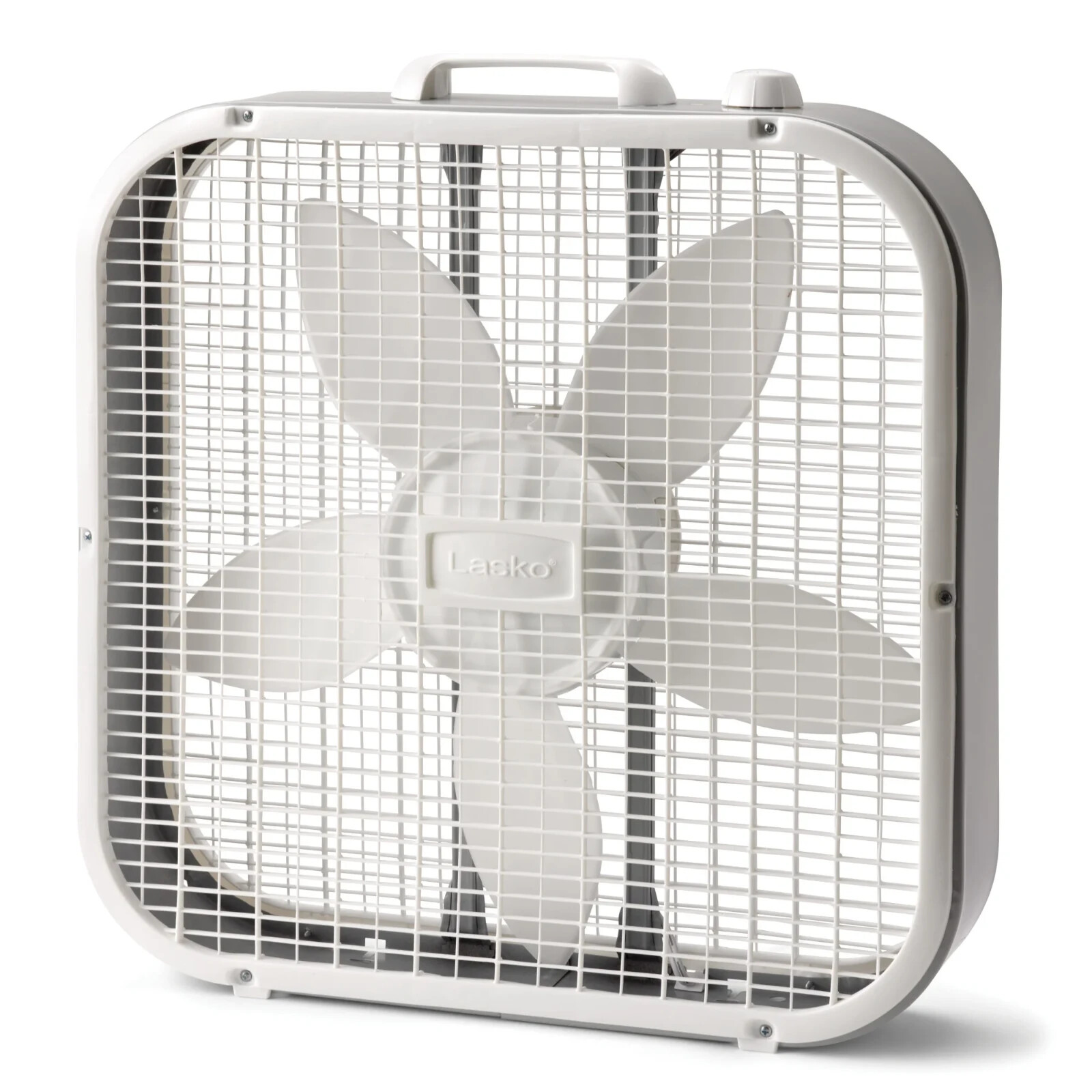 Lasko B20200  Portable Electric Box Fan - White