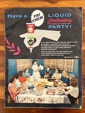 Vintage Tri Chem Liquid Embroidery Party Catalog “The Modern Way to Embroider”