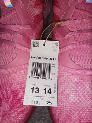Size 13 - adidas Harden Stepback 3 Bliss Pink for sale online | eBay