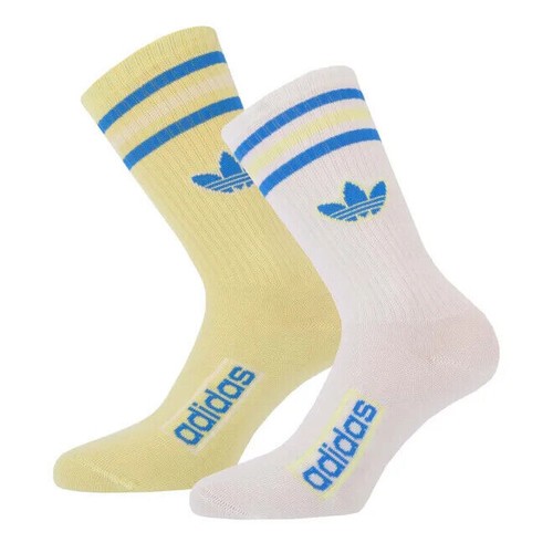 2 Pairs Socks Adidas Adventure Dye Over Print UNISEX size-juniors size 2-4 4-6 - Picture 8 of 26