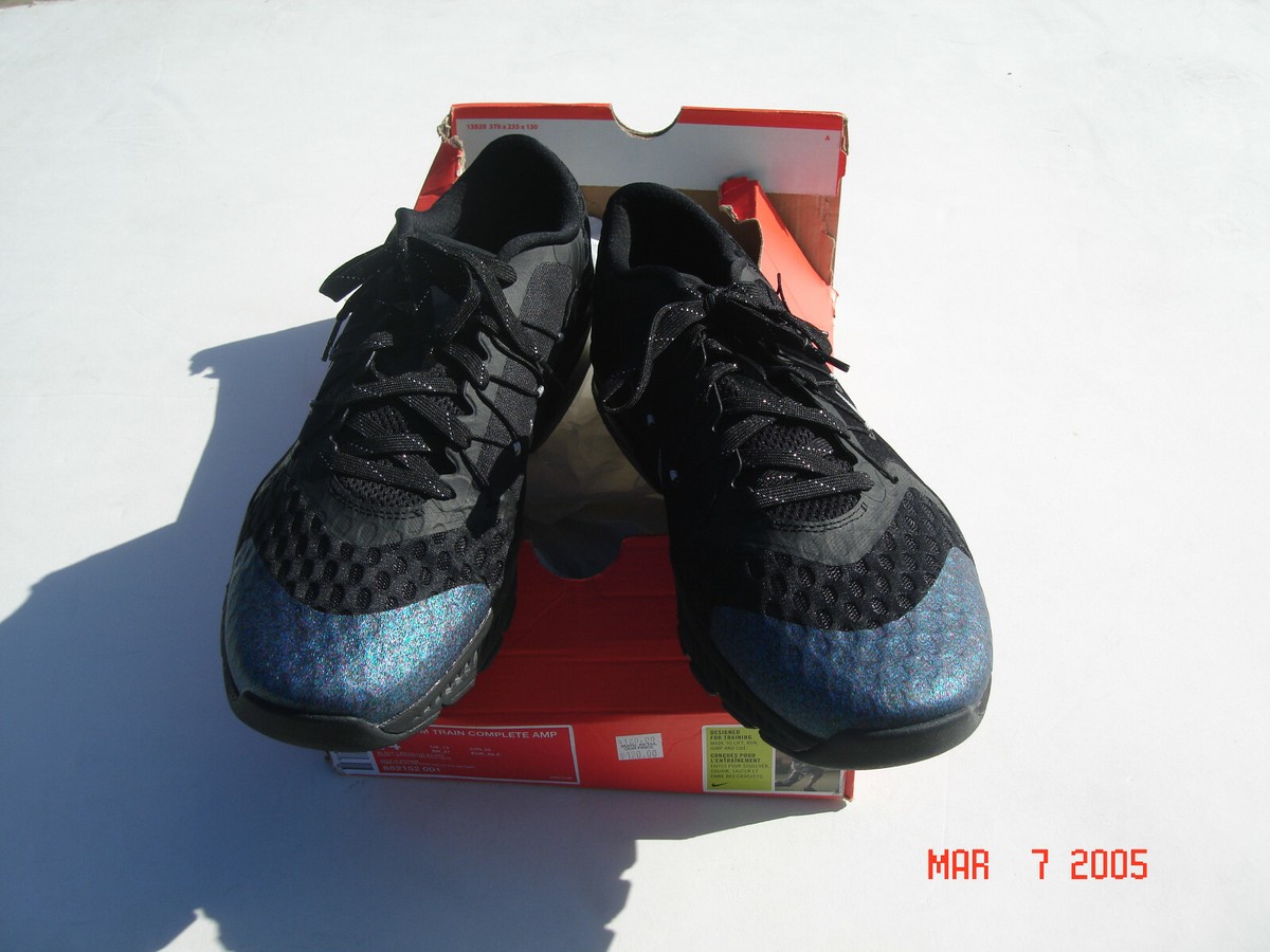 Nike Zoom Train AMP Super Bowl LI Black Athletic Shoes 882152-001 Men\'s Size 9 Nike MENS Zoom Training AMP Shoe Super Bowl LI Black Blue  main image 2