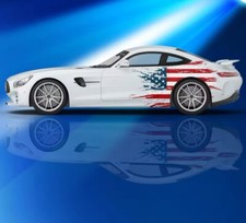 American Flag Car Decal Both Sides Patriotic Outdoor Vinyl Side Sticker American Flag Car Decal Both Sides Patriotic Outdoor Vinyl Side Sticker
