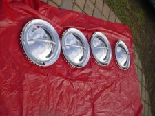 Custom Leadsled 15 Flipper Single Bar Hub Caps X 4 - Hot Rod Classic Truck