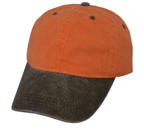 E-Flag 2 Tone Baseball Cap Pigment Dyed Washed Cotton Cap Adjustable Hat - Picture 3 of 8