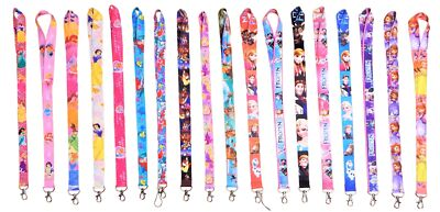 #ad #ad Princess Disney Parks Lanyards with Clip ID Badge Holder Brand New Lanyard $10.95
