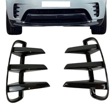R Dynamic Front Bumper Blades Grille Gloss Black For Land Rover Discovery 5 21+