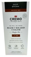Cremo Hair  Beard Color 10 Deep Brown No Mix No Mess New Slightly Damaged