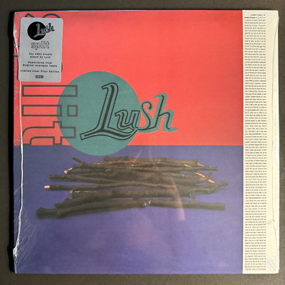 Lush   Split -   Clear LP Vinyl - Limited Reissue - New - Sealed  