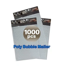 SuperPackage® 1000 #0 6 X 9 Poly Bubble Mailers Padded Envelopes 1000PB#0