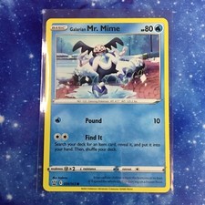 Galarian Mr. Mime #34 Prices | Pokemon Battle Styles | Pokemon Cards