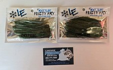 2 LAKE EFFECT LURE CO 4" RATTLIN' FEISTY FRY W/STANK SAUCE SOFT PLASTIC LURES
