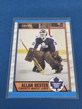 1989-90 O-Pee-Chee #271 Allan Bester Toronto Maple Leafs HOCKEY Card 1K