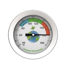 Soil Thermometer, 20Inch Stem, Waterproof, fo...