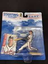 JAVIER LOPEZ Atlanta Braves Starting Lineup MLB SLU 1997 Figure & Card NIB