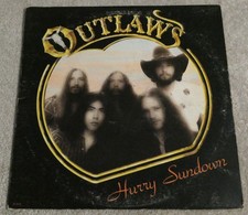 The Outlaws LP Record Album Hurry Sundown 1977 AL-4135 Cold and Lonesome Gunsmok