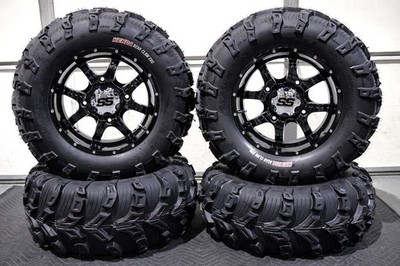 POLARIS RZR 800 26'' BEAR CLAW EVO 14'' COBRA BLK ATV TIRE & WHEEL KIT POL3CA