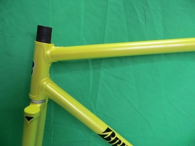 Bridgestone Yellow NJS Keirin Frame Set Track Bike 51cm Free